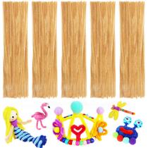 Limpadores de cachimbo Bundooraking Craft Art Supplies 200 unidades de café leve