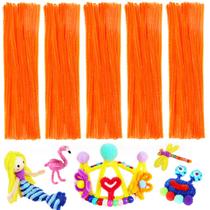 Limpadores de cachimbo Bundooraking Craft Art Supplies (laranja) x200
