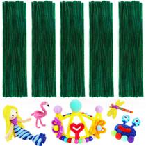 Limpadores de cachimbo Bundooraking Dark Green 200 unidades 6,5 mm x 30,5 cm