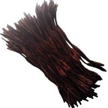 Limpadores de cachimbo Carykon Fuzzy Bumpy Chenille Stems x100 Brown