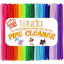 Limpadores de cachimbo Caydo 360, cores variadas, 30 cm para crianças artísticas
