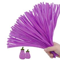 Limpadores de cachimbo Craft Chenille Stems 200 unidades de vermelho arroxeado