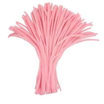 Limpadores de cachimbo Featuman 200 peças de material artesanal de 30 cm rosa claro Limpadores de cachimbo Featuman 200 peças de material artesanal de 30 cm rosa claro