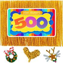 Limpadores de cachimbo GAGANIU 500 unidades para artesanato, hastes de chenille, 30 cm Limpadores de cachimbo GAGANIU 500 unidades para artesanato, hastes de chenille, 30 cm