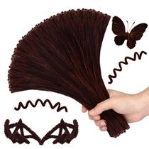 Limpadores de cachimbo Hssugi 100PCS Christmas Craft Supplies Brown