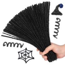 Limpadores de cachimbo Hssugi Black 100 unidades de suprimentos para artesanato de Natal