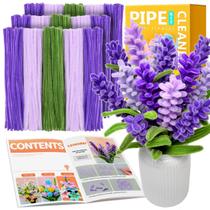 Limpadores de cachimbo IOOLEEM Purple Lavenders 480 unidades com acessório