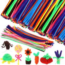 Limpadores de cachimbo Newwiee, 1000 peças de hastes de chenille para artesanato de bricolage