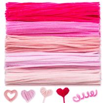 Limpadores de cachimbo Peryiter Chenille Stems 30 cm 500 unidades rosa