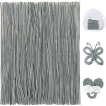 Limpadores de cachimbo Praisebank, 200 unidades, cinza, 30,5 cm de comprimento, rosa, 30 cm Limpadores de cachimbo Praisebank, 200 unidades, cinza, 30,5 cm de comprimento, rosa, 30 cm