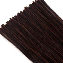 Limpadores de cachimbo TOAOB Brown Chenille Stems 6 mm x 30 cm 100 unidades