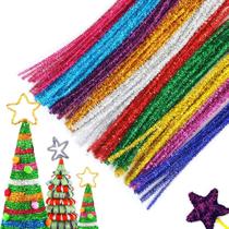 Limpadores de cachimbo tppyony Glitter Sparkle 200 unidades de 6 mm x 30 cm