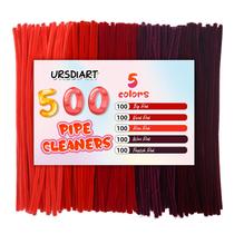 Limpadores de cachimbo URSDIART 500 unidades Craft 7 cores sortidas: vermelho Limpadores de cachimbo URSDIART 500 unidades Craft 7 cores sortidas: vermelho