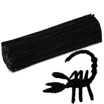 Limpadores de cachimbo Veroave Black 110 peças para artesanato e decoração