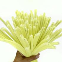 Limpadores de cachimbo XPPZHKY 20 cores para artesanato 200 unidades de 30 cm (amarelo claro)
