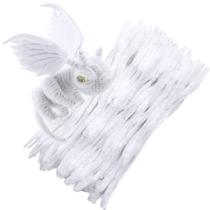 Limpadores de cachimbo Zulary Bump Chenille Stems 100 unidades brancos Limpadores de cachimbo Zulary Bump Chenille Stems 100 unidades brancos