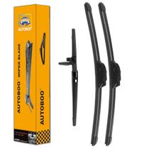 Limpadores de pára-brisa AUTOBOO 24cm + 20cm com 30cm traseiro para Toyota 4runner 2010-2023