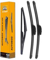 Limpadores de pára-brisa AUTOBOO 26cm + 17cm com 30cm traseiros Nissan