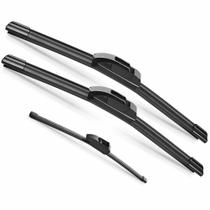 Limpadores de pára-brisa JARHOT 24cm + 20cm com limpador traseiro de 25cm Kia Soul Limpadores de pára-brisa JARHOT 24cm + 20cm com limpador traseiro de 25cm Kia Soul