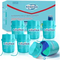 Limpadores de vasos sanitários KIISIISO, pacote com 6 tablets automáticos