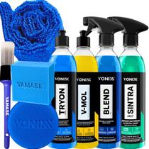 Limpeza bactericida sintra fast cera carnauba blend spray shampoo desencrustante v mol condicionador de plasticos e borrachas tryon vonixx