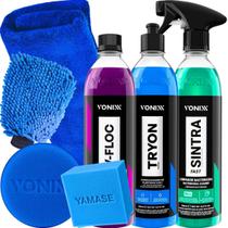 Limpeza Bactericida Sintra Fast Condicionador de Plasticos 3 em 1 Tryon Shampoo Neutro Concentrado Vonixx Limpeza Bactericida Sintra Fast Condicionador de Plasticos 3 em 1 Tryon Shampoo Neutro Concentrado Vonixx