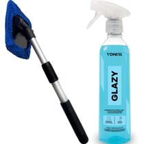 Limpeza completa de vidros limpa vidros retratil redutor de vidros glazy vonixx