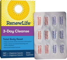 Limpeza corporal Renew Life Adult Cleanse Total Body Reset 3 dias