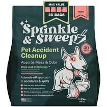 Limpeza de acidentes com animais de estimação Sprinkle & Sweep elimina odores