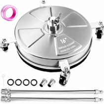 Limpeza de superfície para lavadora de alta pressão Hourleey 16" em aço inoxidável Limpeza de superfície para lavadora de alta pressão Hourleey 16" em aço inoxidável