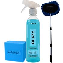 Limpeza de Vidros 4 em 1 Glazy Vonixx Espanador Retratil Limpeza de Vidros 4 em 1 Glazy Vonixx Espanador Retratil