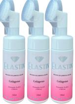 LIMPEZA FACIAL MOUSSE ELASTIN COLAGENO 150ML DEMAZON 3un