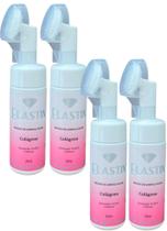 LIMPEZA FACIAL MOUSSE ELASTIN COLAGENO 150ML DEMAZON 4un