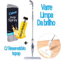 limpeza mop spray vassoura esfregao rodo limpa vidros chão cozinha casa quarto pisos porcelanato top - celeste