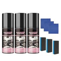 Limpiador de interior para auto Vexoilux, 3 piezas, spray abrillantador de 100 ml
