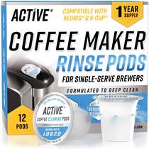 Limpiador para cafetera ACTIVE compatible con K-Cup, paquete de 12