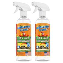Limpiador para Jaula de Pájaro Absolutely Clean 2x474 ml Sin Fragancia Limpiador para Jaula de Pájaro Absolutely Clean 2x474 ml Sin Fragancia