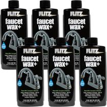 Limpiador y Pulidor para Grifos Flitz Faucet Wax Plus 225 mL Paquete de 6