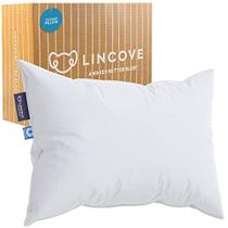 Lincove Cloud Natural Canadian White Down Almofada de Luxo para Dormir - 625 Fill Power, 500 Thread Count 100% Cotton Shell, Made in Canada, Standard - Soft, 1 Pack