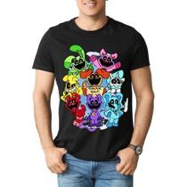 Linda Camiseta Poppy Playtime Camisa 100% Algodão infantil e adulto Blusa