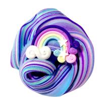 Linda cor manteiga limo arco-íris bolo de aniversário slime crianças alívio estresse brinquedos Linda cor manteiga limo arco-íris bolo de aniversário slime crianças alívio estresse brinquedos