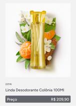 Linda Desodorante Colônia 100ml dO Boticário Feminilidade Marcante, Elegância e Perfume Envolvente brinde surpresa Linda Desodorante Colônia 100ml dO Boticário Feminilidade Marcante, Elegância e Perfume Envolvente brinde surpresa