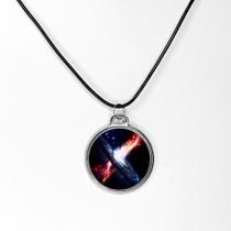 Linda medalha arte resinada universo vortex