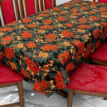 Lindíssima Toalha de Mesa Natalina 8 Lugares 2,50m x 1,40m Oxford Estampado