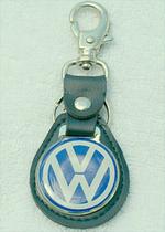 Lindo Chaveiro Couro Az Volkswagen Vw Gol Passat Voyage