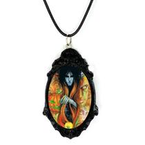 Lindo colar pingenet arte resinada morpheus sandman
