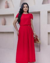 Lindo Conjunto Saia Blusa Sensorial Evangelica Elegante COR:BRANCOTAMANHO:G