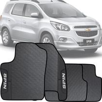 Lindo jogo de tapete emborrachado com acabamento preto espcífico presonalizado com o nome do carro chevrolet spin Lindo jogo de tapete emborrachado com acabamento preto espcífico presonalizado com o nome do carro chevrolet spin