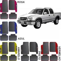 Lindo jogo tapete 4 peças carro automotivo na cor amaarelo azul preto rosa vermelha chevrolet s10 2 Lindo jogo tapete 4 peças carro automotivo na cor amaarelo azul preto rosa vermelha chevrolet s10 2
