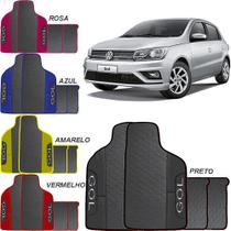 Lindo jogo tapete 4 peças carro automotivo na cor amarelo azul preto rosa vermelho volkswagen gol g